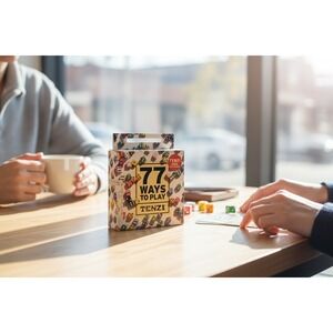 Tenzi 77 Ways To Play Kids OS Multicolor Brand New Dice Game Expansion Cards